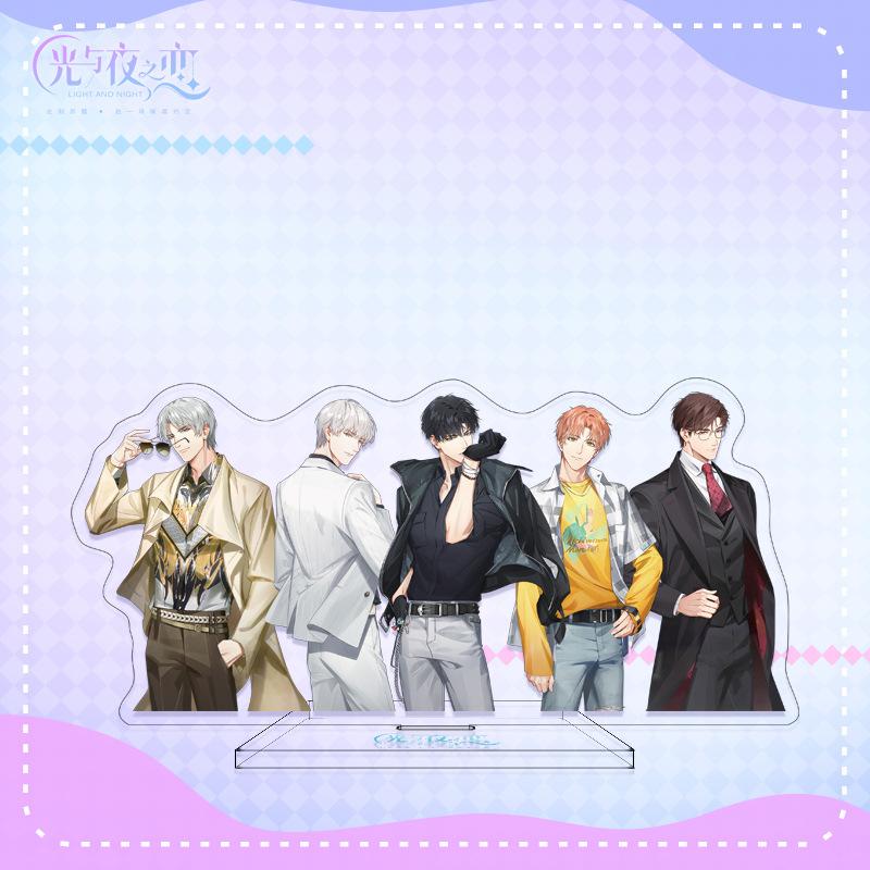 

Lovely Light and Night Love Large Acrylic Stand Game Fan Merchandise Custom Distribution Reseller Standee Display Piece