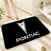 Soft Absorbent Non-Slip Rug Brand logo Pontiac Floor Mat Home Decor Doormat Bedroom Floor Mat Shower Carpet