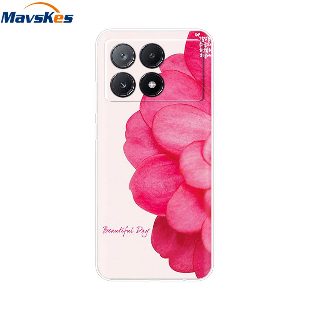 Für Xiaomi Poco X6 Pro Hülle Weiches TPU Silikon Handy Klare Abdeckung Für Xiaomi Poco X6 5G Hülle Bumper Pocox6 X 6 5G 2024 Funda Coque