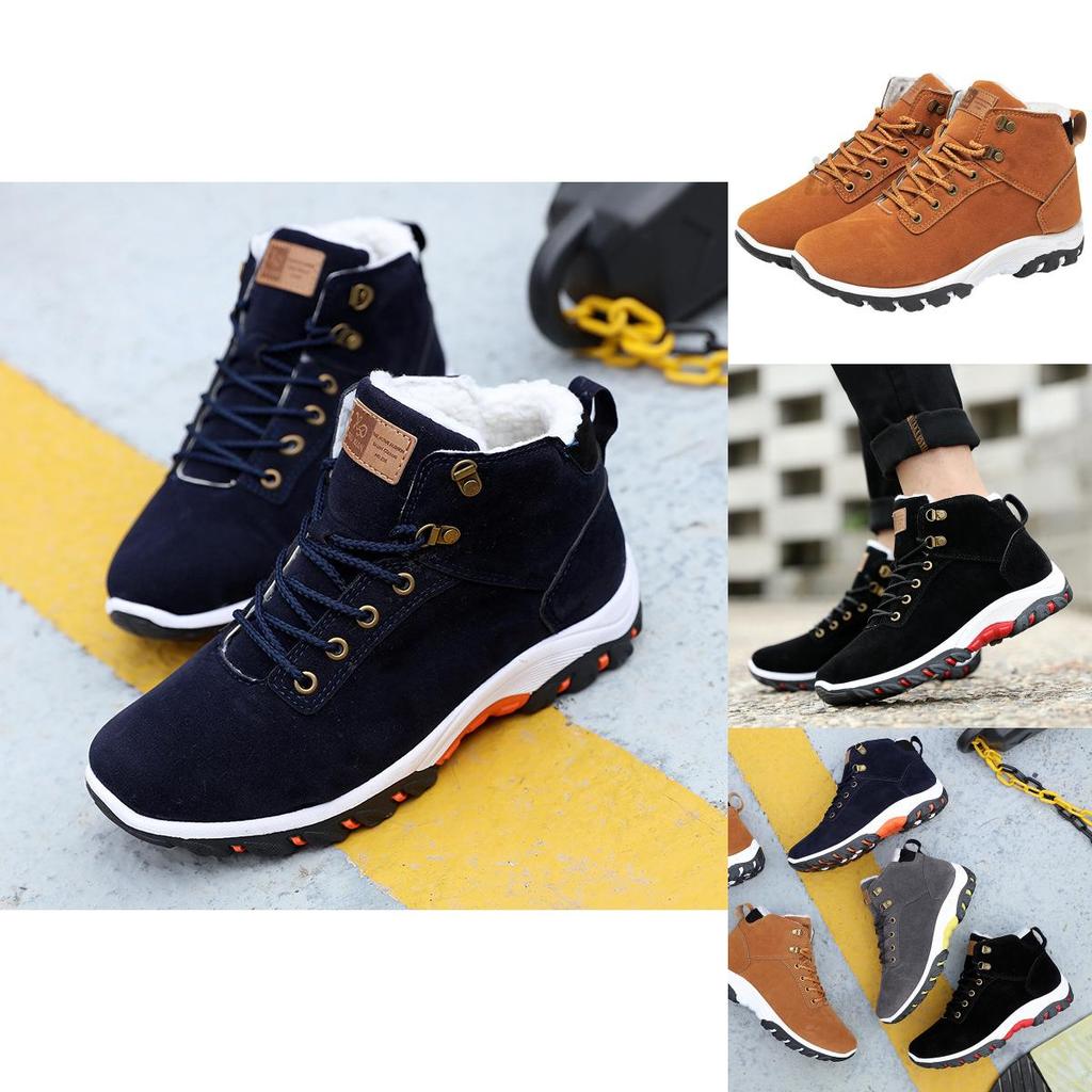 Premium Artificial Suede Men's Boots For Fall And Winter Warmth And Comfort