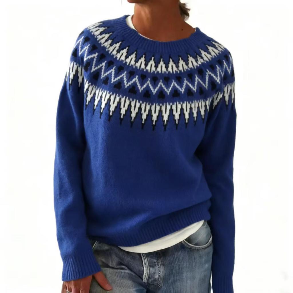 Maglione da Donna in Lavorazione Grossa Jacquard Acrilico Stile Europeo e Americano - Bestseller Autunno/Inverno