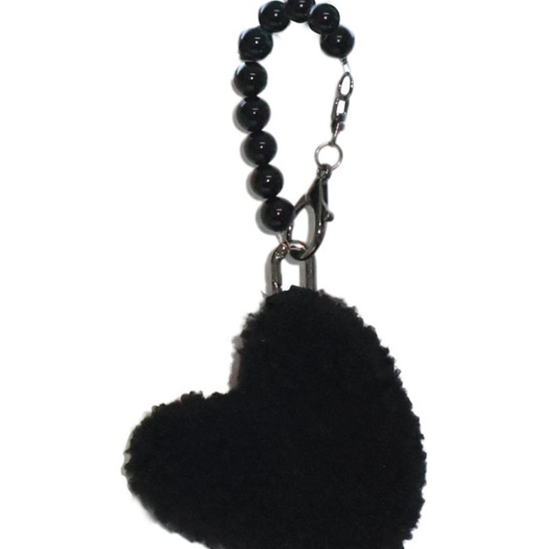 

eldoodle fur heart keychain No gift wrapping