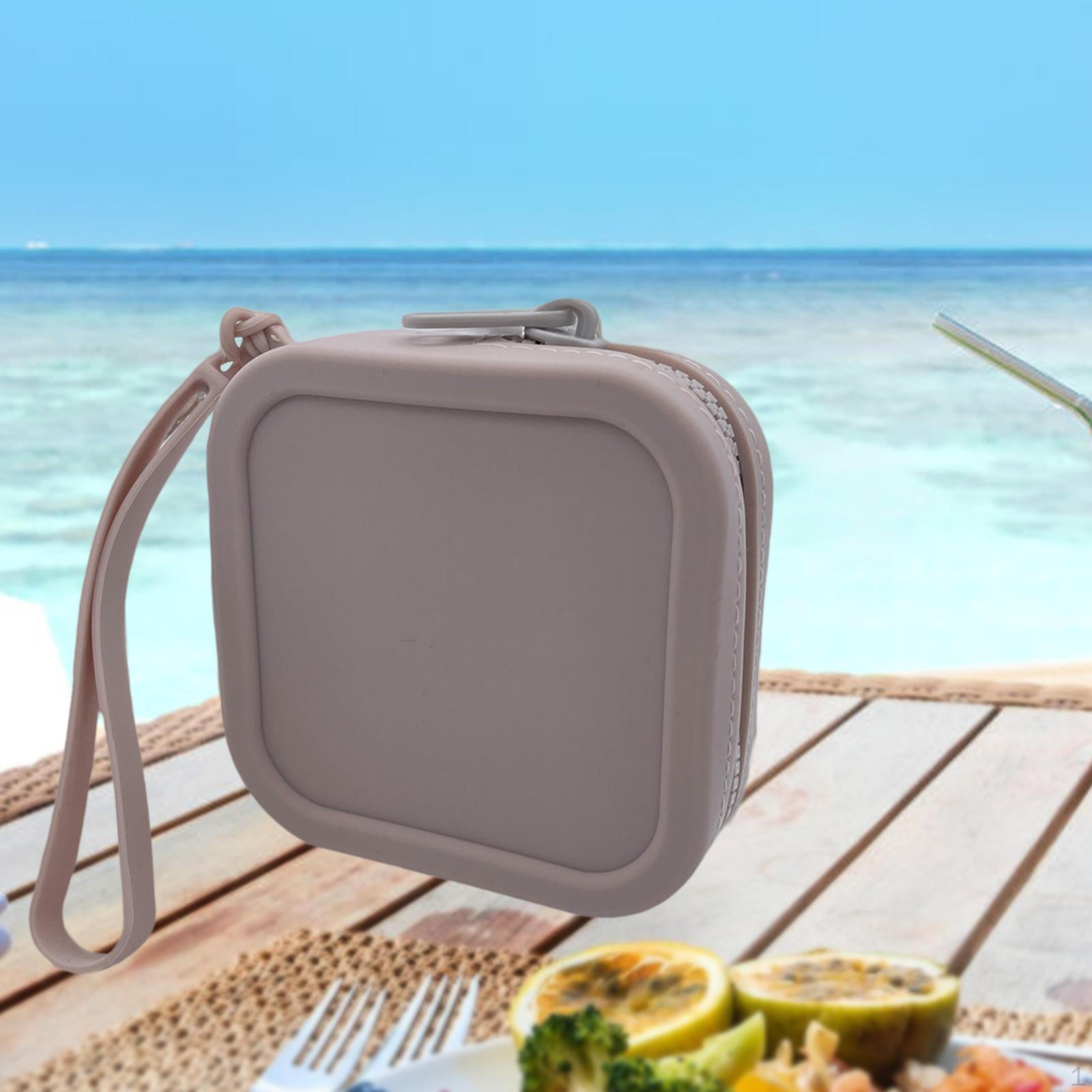 Силиконовый кошелек сумка для ключей водонепроницаемая молния небольшое хранилище — фото 13