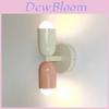 Nordic Style Wall Sconce With Pvc Shade And Led Light For Bedroom And Living Room Decor