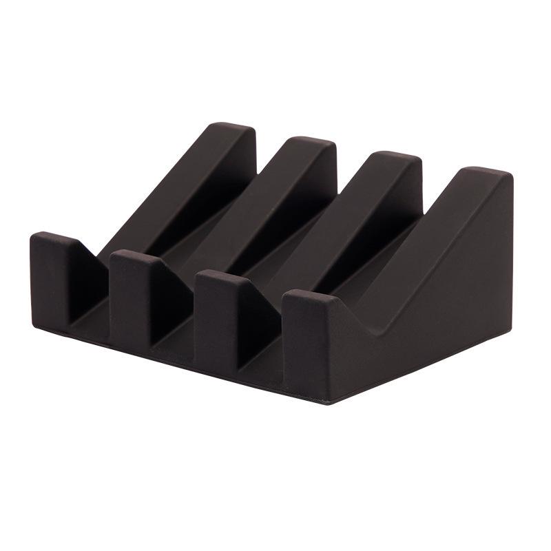Silicone Soap Holder: Creative, Non-slip, Washable Draining Pad for Household Use