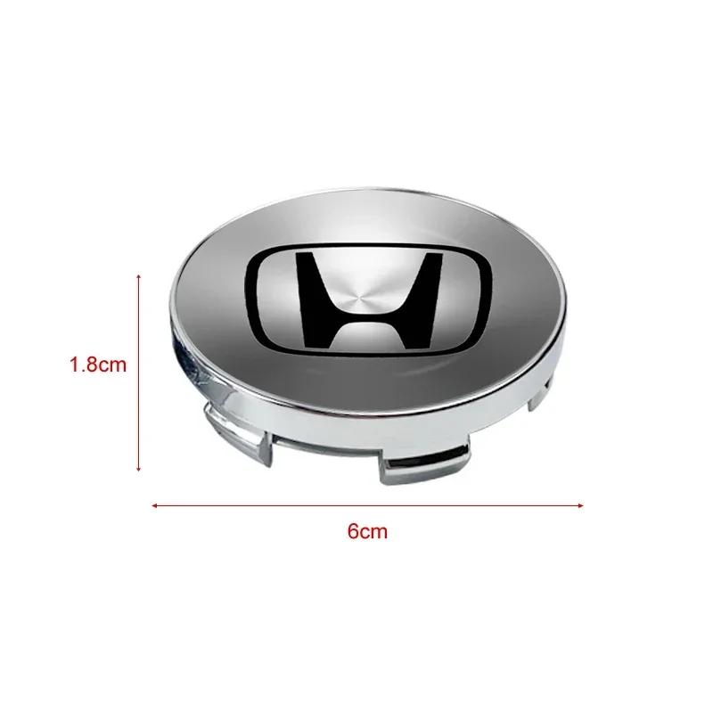 For Honda 60mm Car Wheel Center Hub Caps Protector Decorations Car Accessories For Honda CBR300RR CBR600RR CBR1000RR VFR800 1200