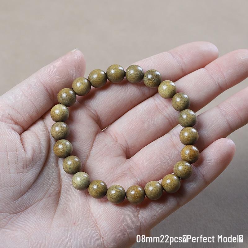 Argentina Green Sandalwood Men's and Women's Bracelet - 108 Beads, Prayer Beads of Yu Sandalwood & Rosewood.