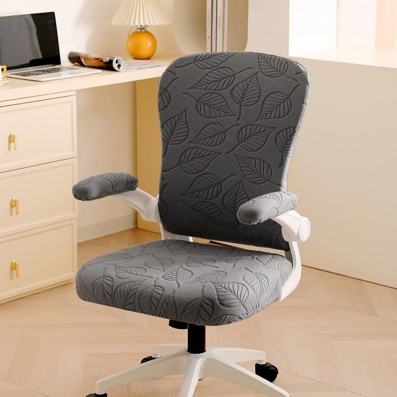 Anti-dirty Office Armchair Covers Jacquard Children Learning Chair Cover Stretch Chair Seat Slipcover Furniture Dust Covers