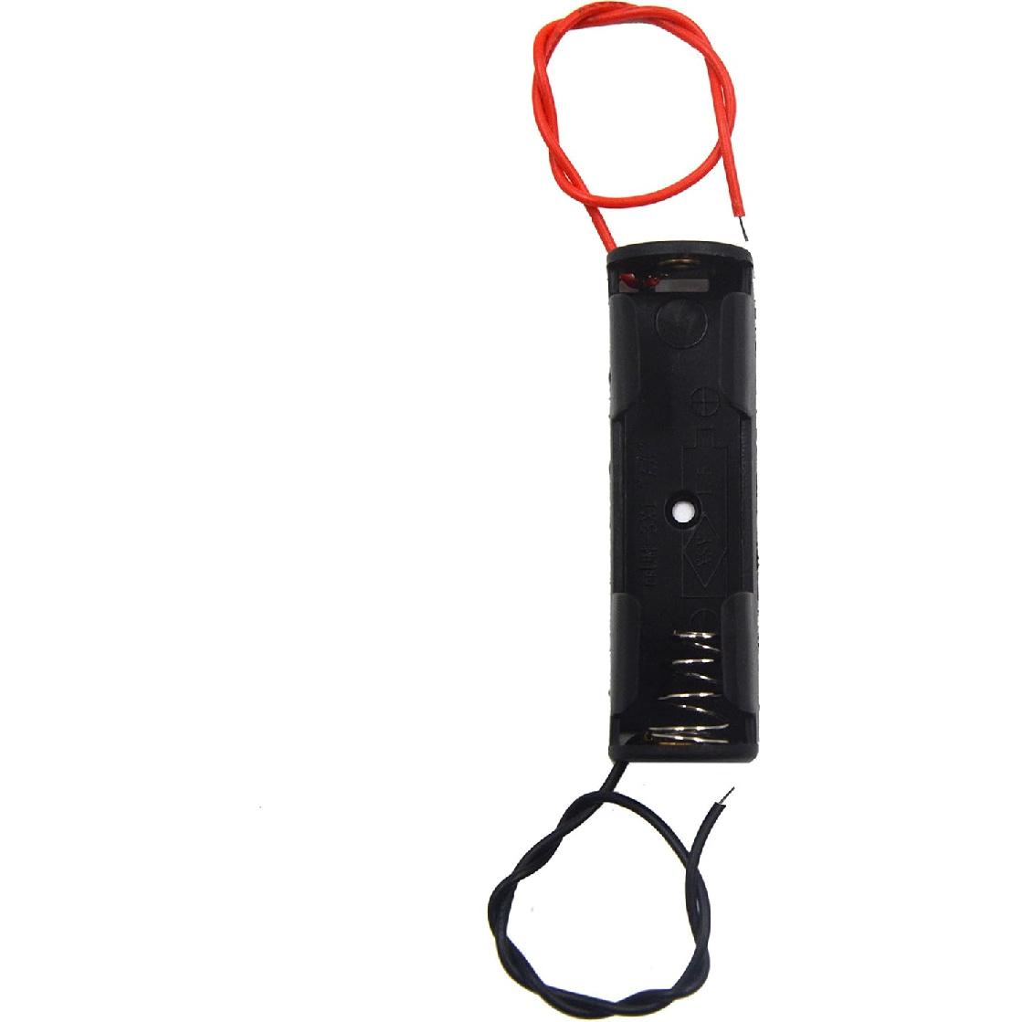 

(Pack of 6) Single AA Battery Holder, 1 X 1.5V AA Battery Holder, AA Battery Holder with Leads Wires