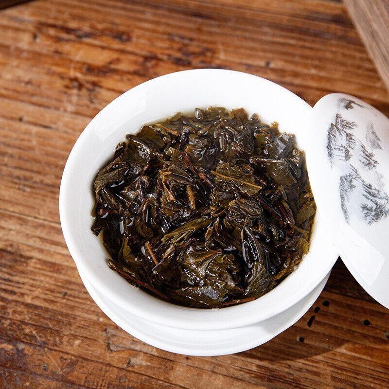 1 kg Anhua-Schwarztee, goldene Blume, handgefertigter Porzellan-Brick-Tee, Tientsin