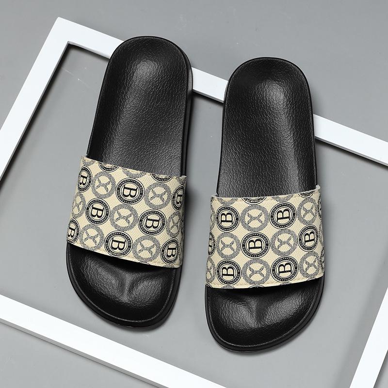 Men's Trendy Printed Non-Slip Flip-Flops: Soft, Comfortable, Wear-Resistant for Indoor/Outdoor Use