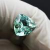 Sapphire 14.60 Ct Natural Bluish Green Trillion Stunning Certified Gemstone