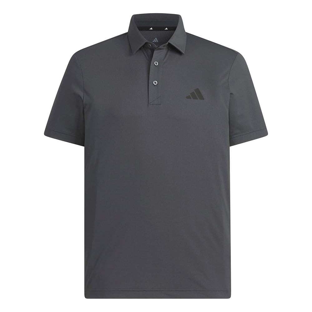 Golf CLIMACOOL Cooling Chimayo Pattern Back Graphic Shirt for Men Carbon [Adidas Golf] Button-Down Short-Sleeve -