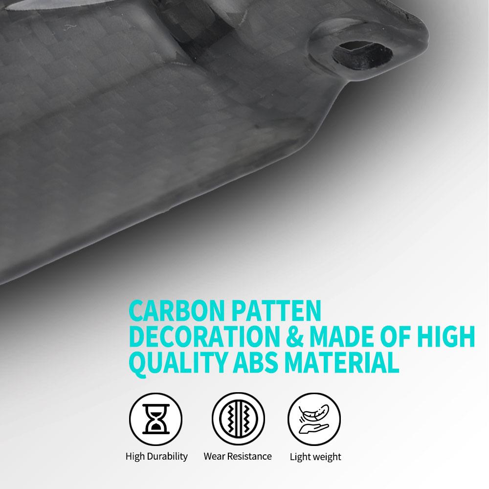Funparts Motorcycles Fork Guard Shock Protection Cover Carbon Fiber For Surron Light Bee S/X Electric Bike E-bike Accessories
