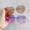 Fashion Love Heart Kids Sunglasses New Children Cute Pink Cartoon Bee Outdoor Protection Sun Glasses Girls Baby Gradient Eyewear