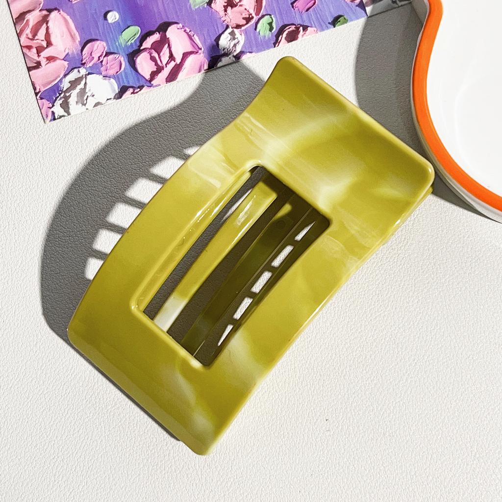 Soft silicone shark clip hairpin anti-collision protection rear head clip hair anti-drop durable clip grab clip