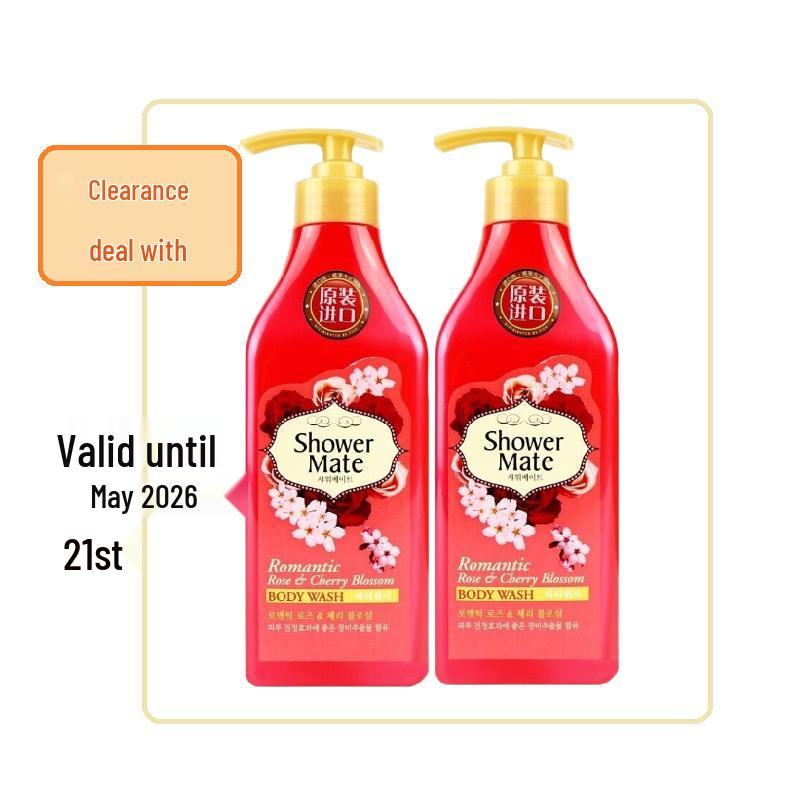

Shower Mate Rose & Cherry Blossom Body Wash Twin Pack