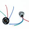 2Pcs 1157 Bulb Socket BAY15D Lamp Holder Adapter Base Connector For Brake Light