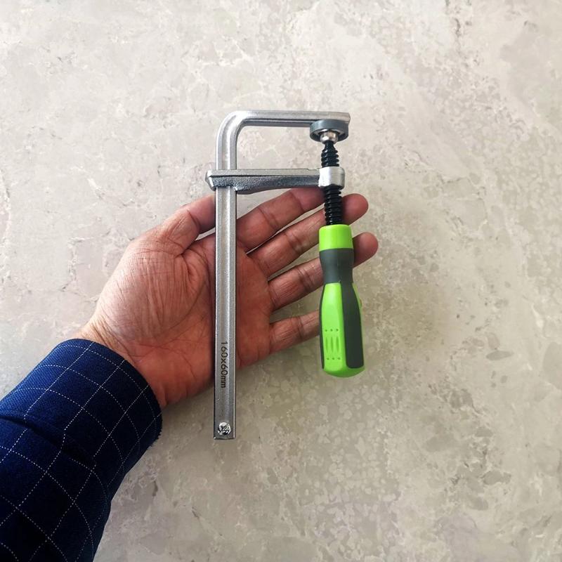 

2Pcs Quick Adjust Screw Handle Track Saw Rail Clamps Mft Clamps For Rail Track Saw And Mft Table Woodworking Tools 2PCS