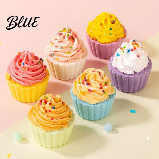 Cake Bath Bombs Cupcake Salt Plants Extract Essential Oils Handmade Fizzes Scent Balls Dry Skin Moisturizing Shower Ball Relaxation Spa Gift Kids