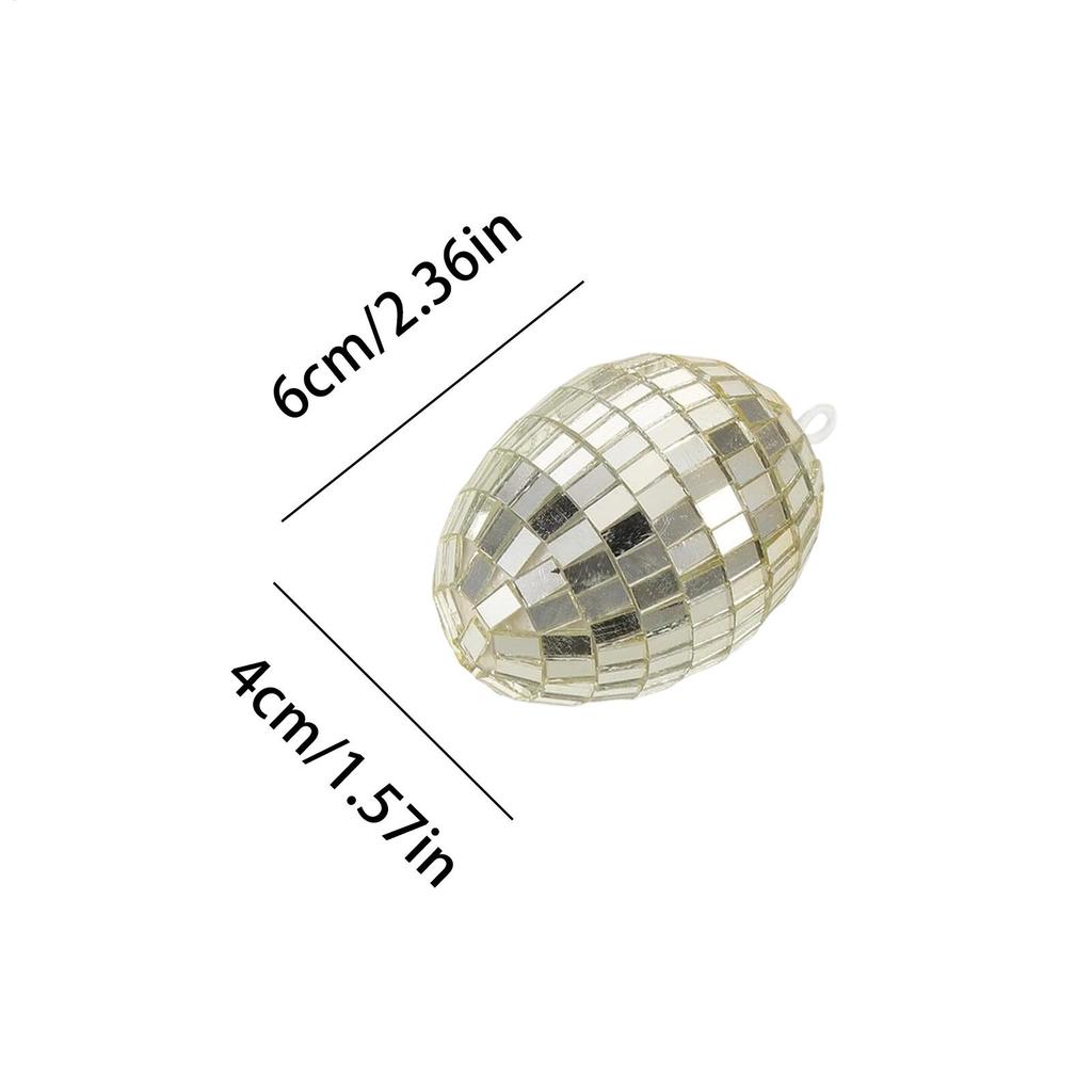 Easter Egg Decorations 8 Pieces Holiday Decor Eggs Small Spring Ornaments for Photography Bookshelf Centerpiece Home Office