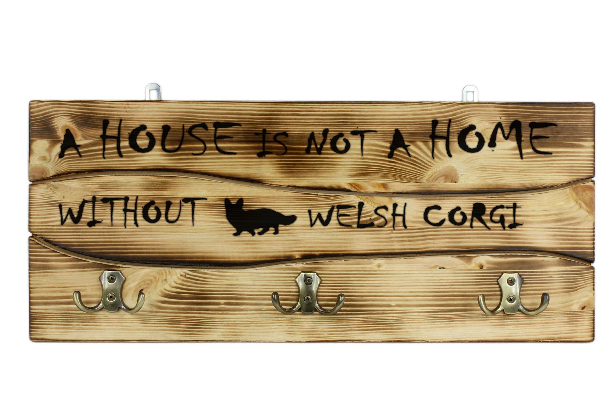 

Welsh Corgi - clothes hanger with a dog, medal display, home decoration from the Art-Dog brand