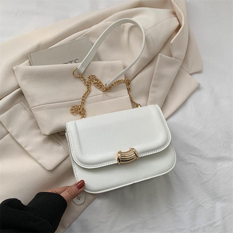 Trendy Chain Crossbody Bag Stylish Summer Small Box Bag Chic Shoulder Purse For Women