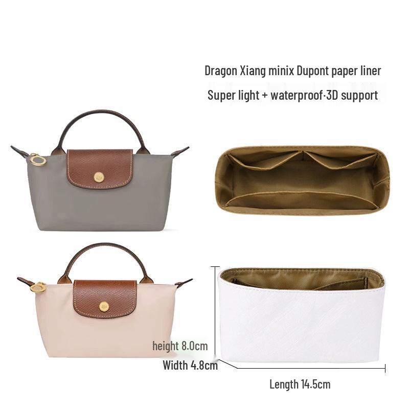 Longxiang Leichte DuPont-Papier-Tasche in Tasche: Innentasche in großen, mittleren und kleinen Größen, stützende Form, wasserdicht, Aufbewahrungstaschen.