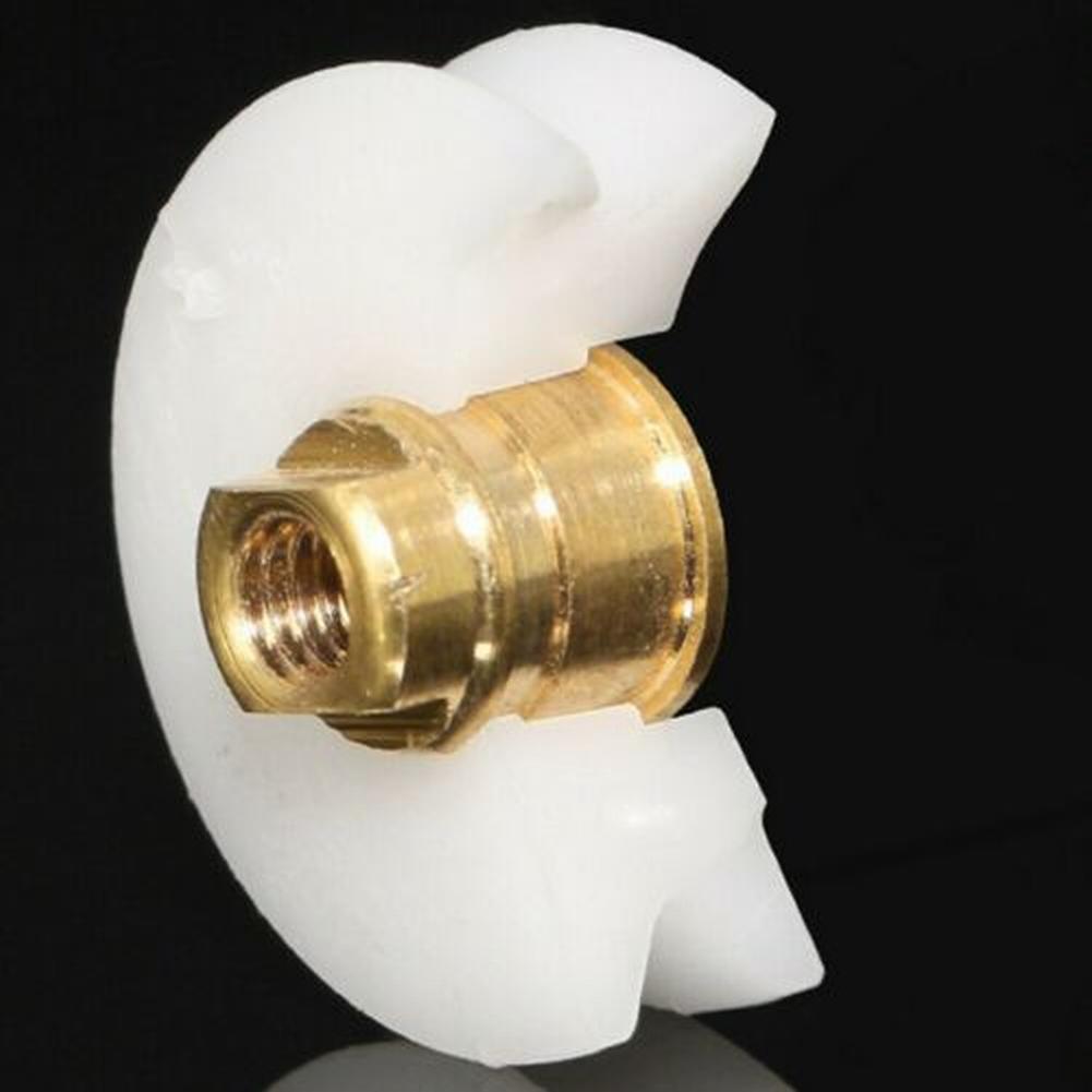 Geräuschlose Duschkabinen Rollen Räder Rillenförmig 22mm Durchmesser Packung mit 48