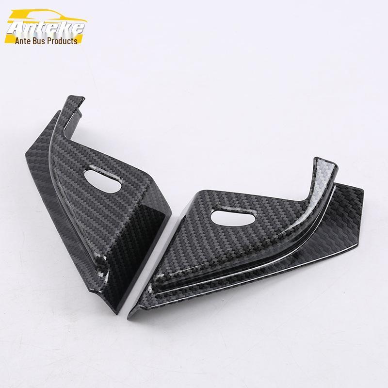 T90 Car Window Decorative Inner Triangle Electroplated Frame Sticker