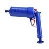 Air Plunger for Toilet Blue Household Air Toilet Drain Blaster Plunger for Floor Drain Sink Sewer Bathtub