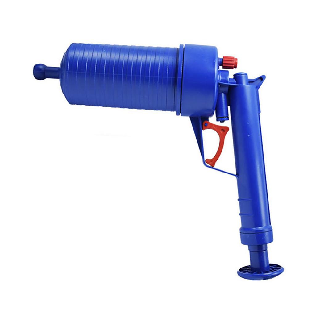 Air Plunger for Toilet Blue Household Air Toilet Drain Blaster Plunger for Floor Drain Sink Sewer Bathtub