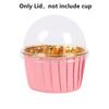 50pcs Plastic Cupcake Paper Cup Transparent Lid Cover Hat for Upper Caliber 5/5.8/6.8cm Baking Cups Muffin Cup Cake Decoration