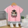 Children's Holiday Style 'Stranger Things' Summer Boys' Clothing Girls' Short-Sleeve Anime T-Shirt