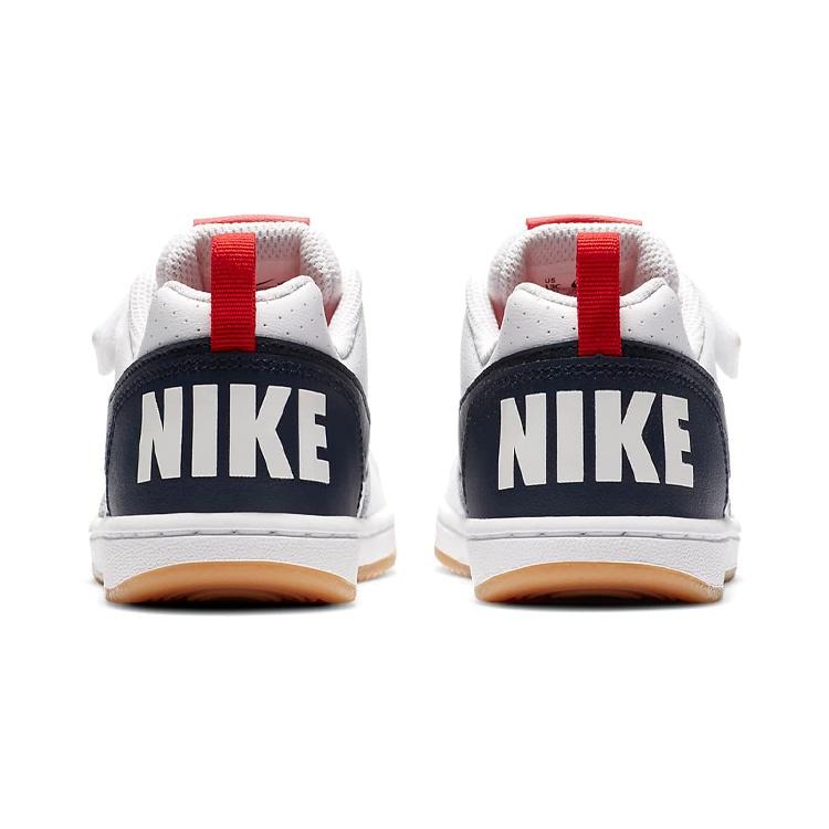 (PS) Nike Court Borough Low 'White Red Blue' Kids' 870025-105