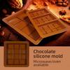 DIY Chocolate Bar Silicone Mold 8/12/24 Grids  Chocolate Mold for Chocolate Bar Pistachio Candy Bar Mold Handmade Gifts