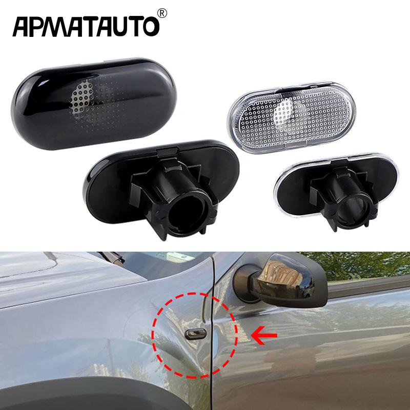 2xSide Marker Turn Signal Light Housing Shell For Renault Clio Trafic Kangoo Twigo Dacia Logan Duster Nissan Interstar Primastar