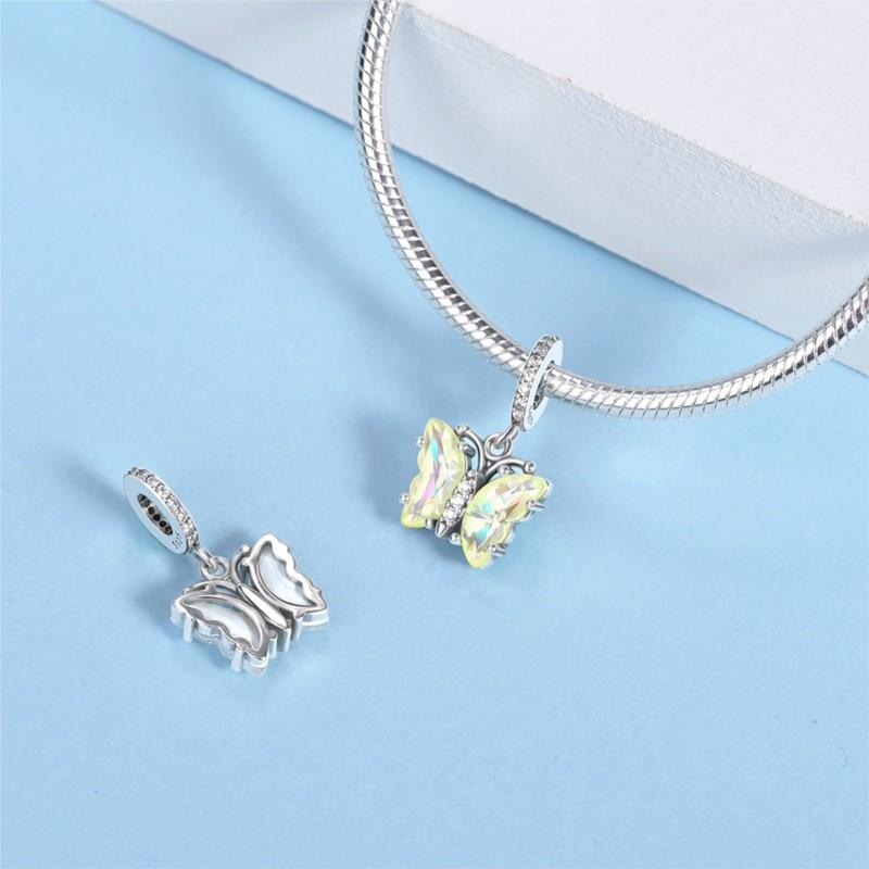 29. Fashionable Copper Colorful Turtle Butterfly Style 24 Colors Charm Bead For 3Mm Genuine Bracelet Do-It-Yourself Making Gift