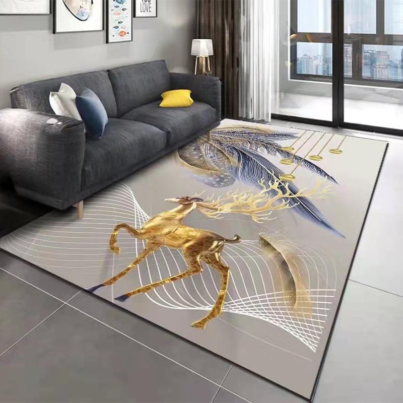 Nordic Minimalist Style Carpets for Living Room Teenager Room Decoration Carpet For Home Rugs Thicken Non-Slip Floor Mats