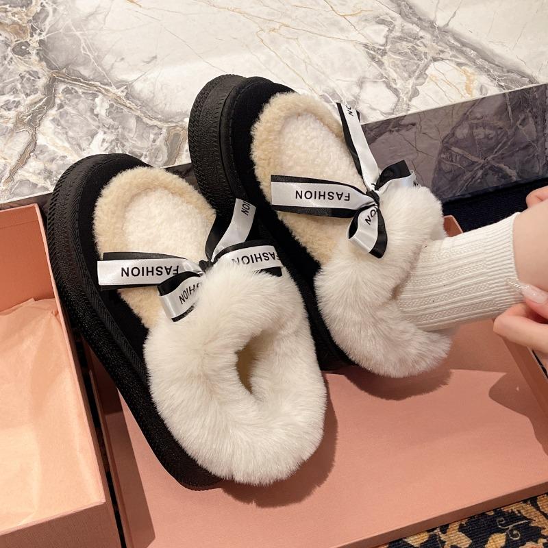 Mao Mao Mouth Cotton Shoes Women's New Winter Velvet Thick-soled Thick-soled Sleeve Warm Snow Boots Women
