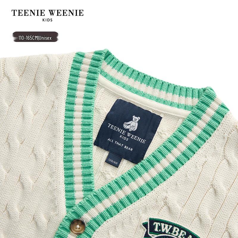 Teenie Weenie Kids' Unisex V-Neck Knit Cardigan Sweater