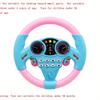 1pc Kids Simulated Driving Controller, Interactive Car Steering Wheel Toy, Educational Activity Gift, ABS Resin, Assorted Colors,No Batteries Included
