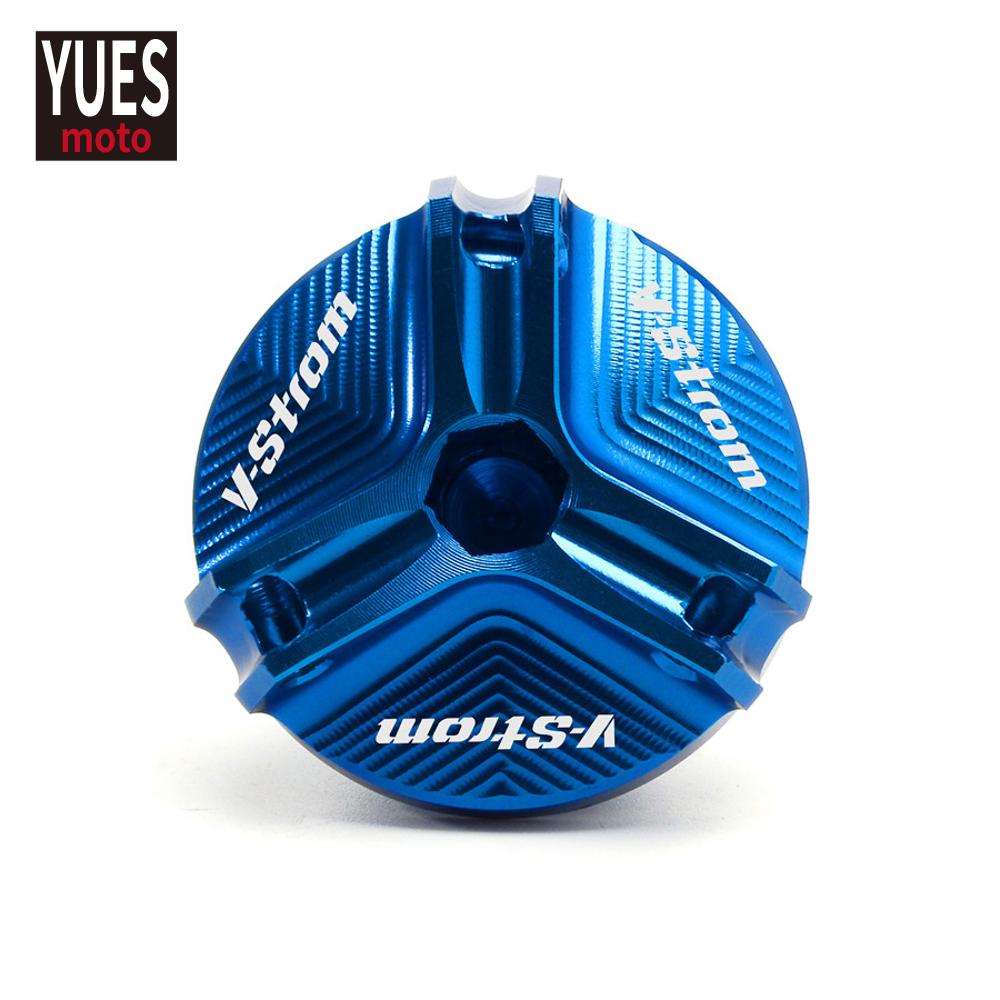 Motorcycle Accessories Oil Filler Cover Engine Plug Cap For Suzuki V-Strom 250 DL250 DL650 DL1000 VStrom 650 1000 1050