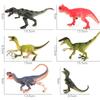 Source Factory Jurassic Animal Model Solid Static Dinosaur Ornament, Tyrannosaurus Velociraptor Forest Toy