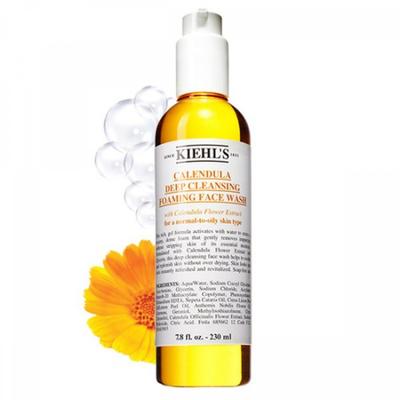 Kiehl S Calendula Deep cleanSing Foaming Face waSh 230ml
