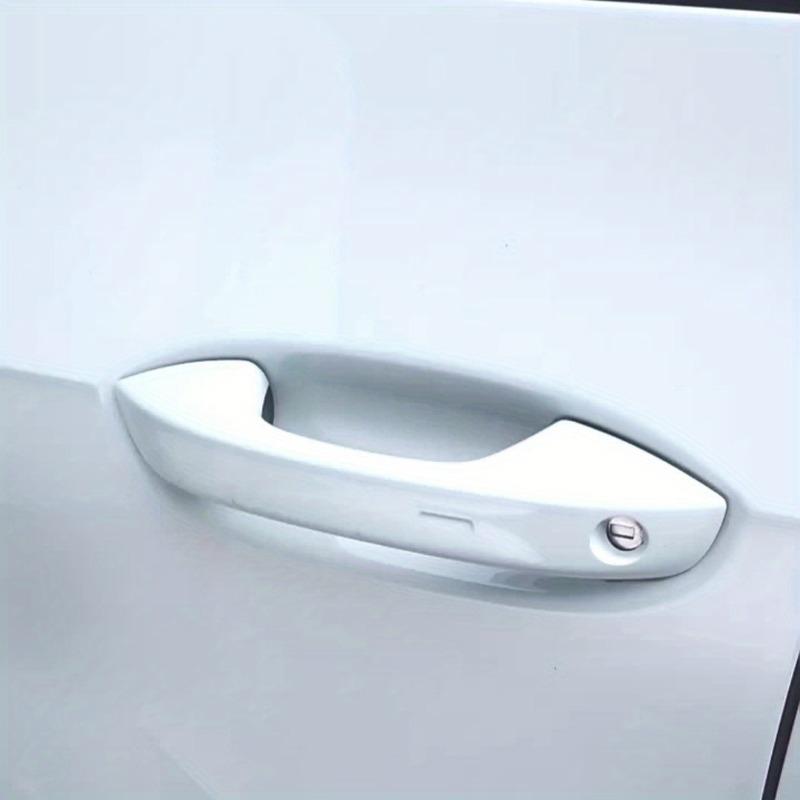 8PCS 3D Styling Transparent Car Door Handle Bowl Scratches Waterproof Protector Decal for Universal Scratch Protector Interior Mirrors 6