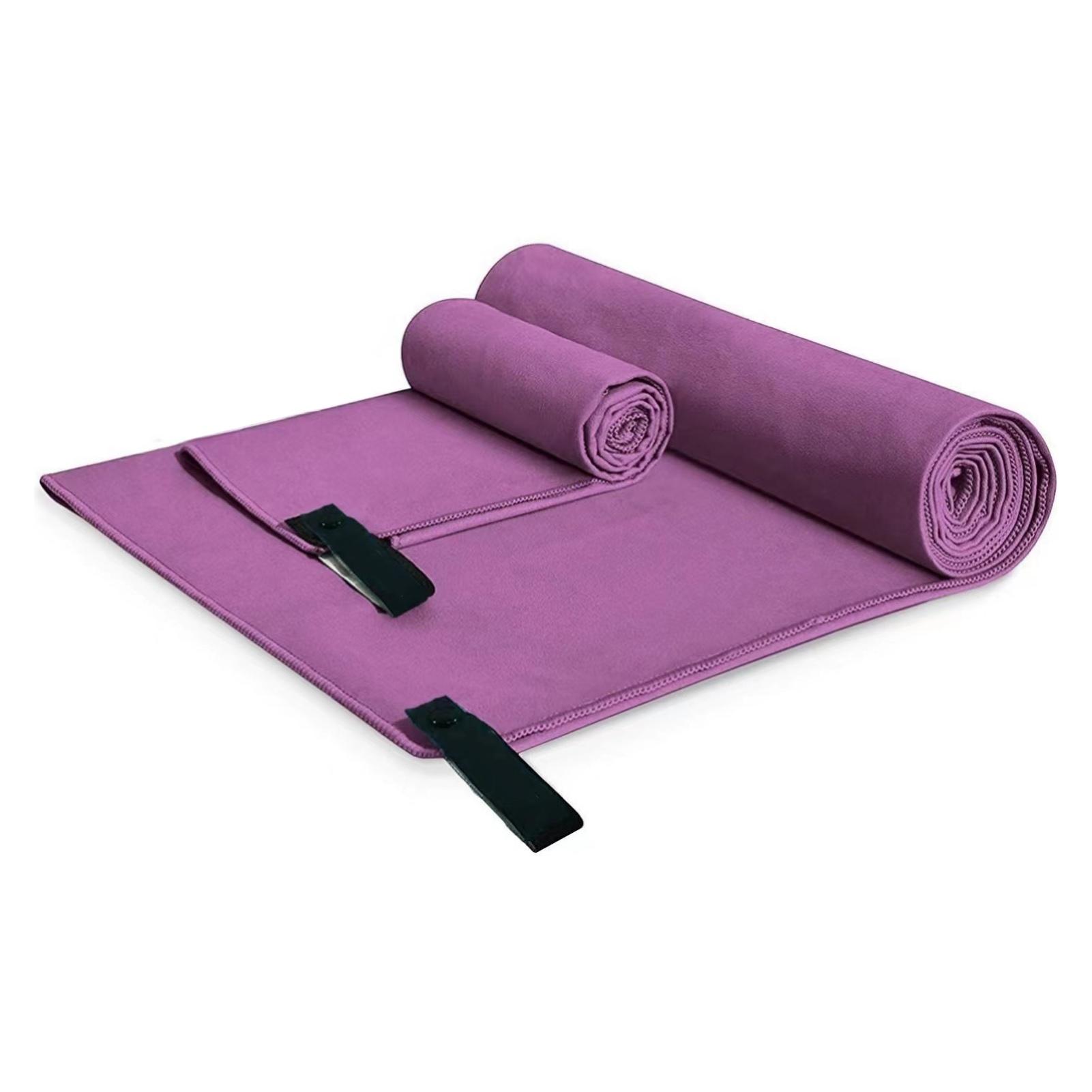 

2 шт. полотенца из микрофибры двухсторонние быстросохнущие полотенца супервпитывающие с сумкой на молнии для спорта