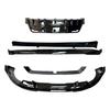 Gloss Black Front Lip & Side Skirts with Lights for 2025 Tesla Model Y Facelift, Includes Rear Lip, Front Splitter & Rear Diffuser.