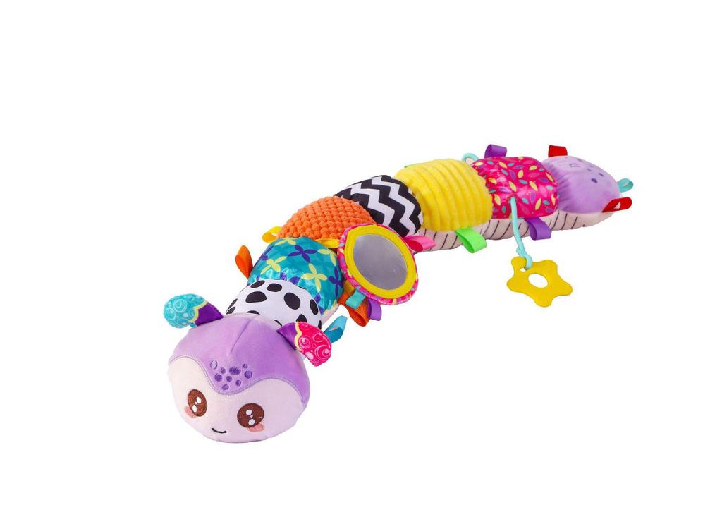 Sozzy Newborn Soothing Rattle & Tummy Time Caterpillar Toy with Music & Height Chart