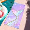 Colourful Mermaid Tail Art Towel Sports Quick Dry Travel Camping Gear Sandproof Soft Light Large Beach Towel